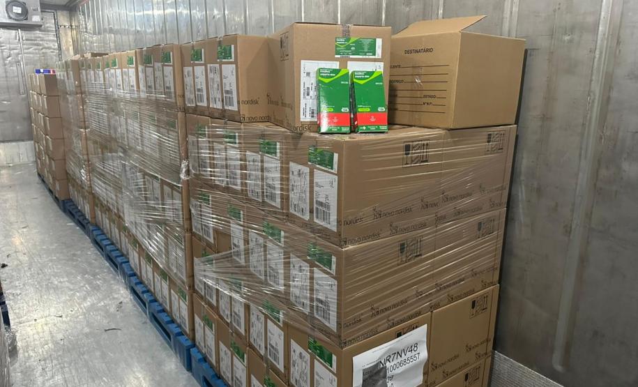 Nova remessa de 42,9 mil canetas de insulina de ação rápida chega ao Paraná