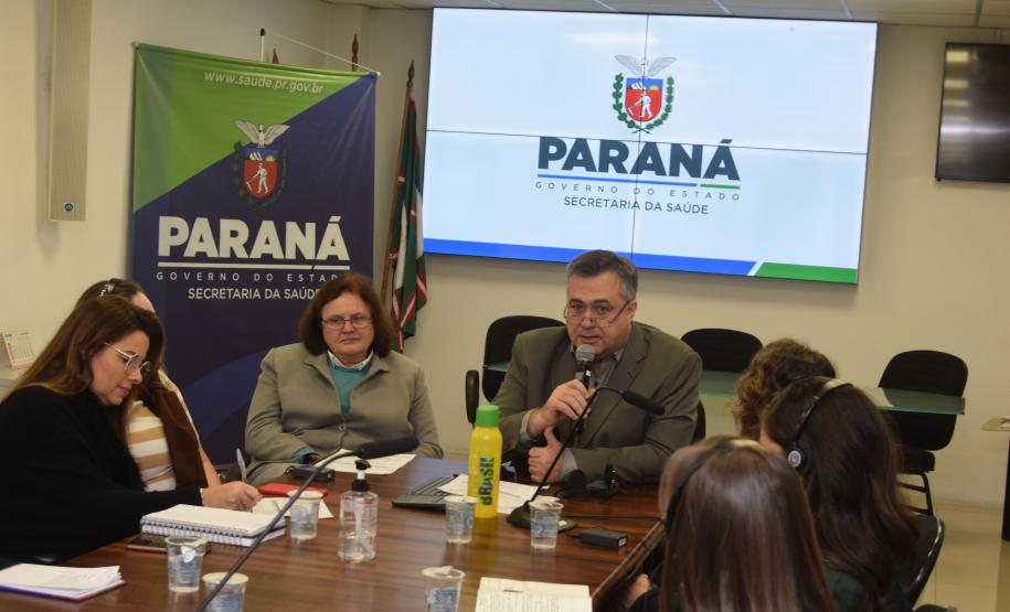 Trabalho do Paraná com síndromes gripais pauta encontro com centro dos EUA