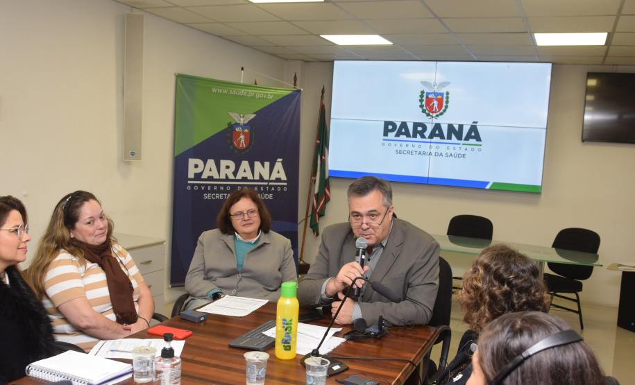 Trabalho do Paraná com síndromes gripais pauta encontro com centro dos EUA