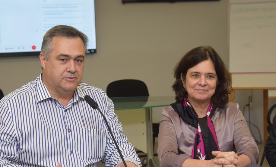 Na Sesa, ministra da Saúde destaca parceria com o Estado para o SUS no Paraná