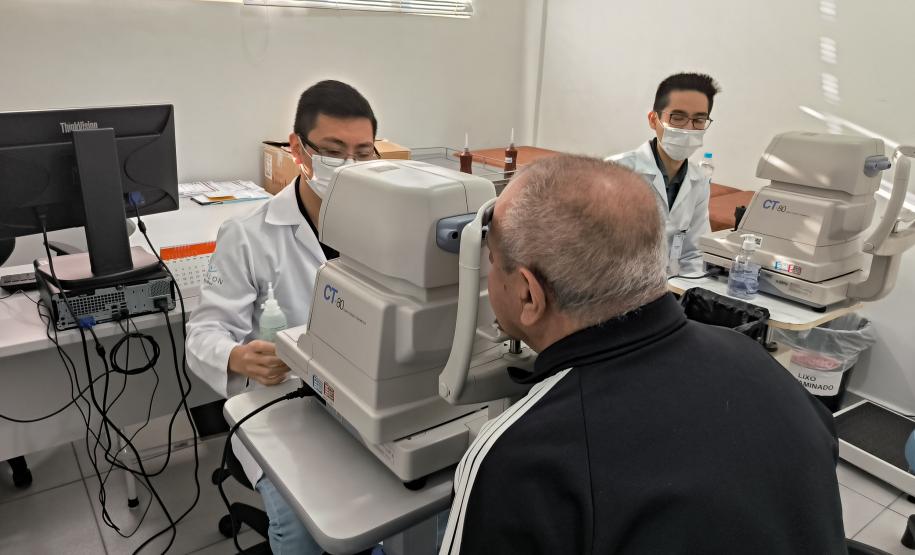 Comboio da Saúde atende mais de 600 pessoas com exames oftalmológicos em Apucarana