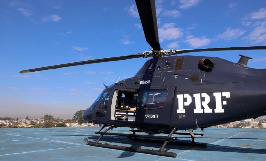 Em parceria com Estado, helicóptero da PRF vai ampliar resgates em Curitiba e RMC