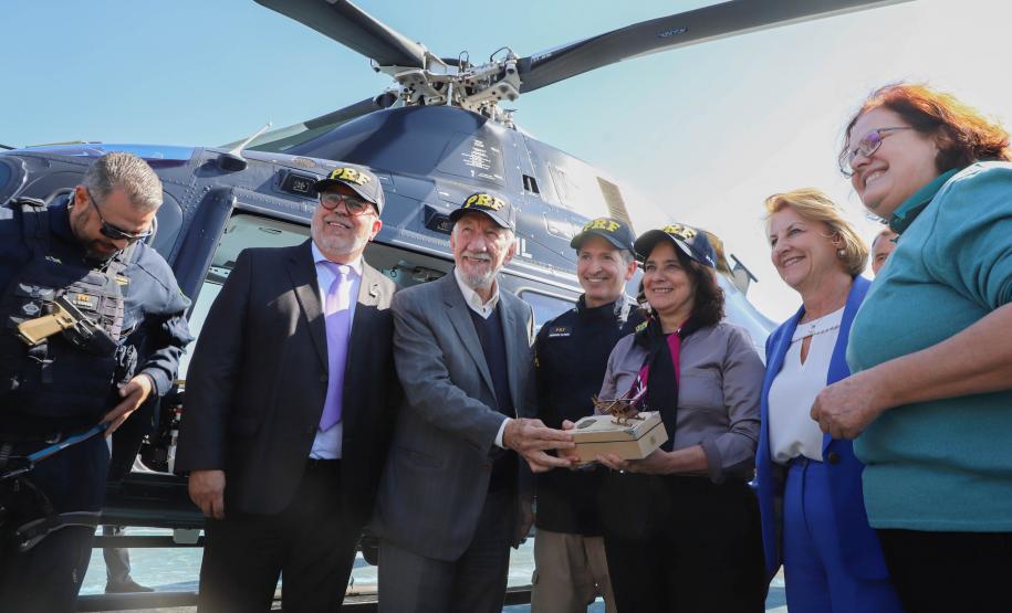 Em parceria com Estado, helicóptero da PRF vai ampliar resgates em Curitiba e RMC