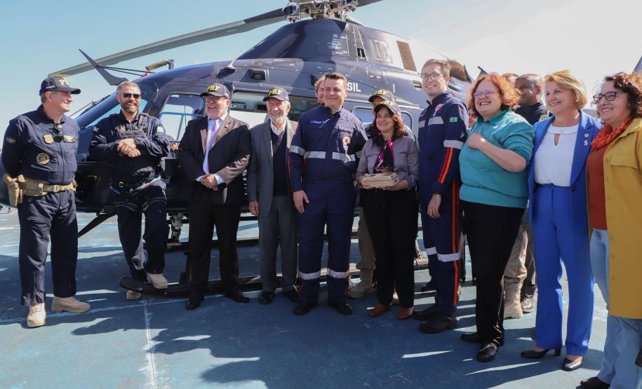 Em parceria com Estado, helicóptero da PRF vai ampliar resgates em Curitiba e RMC