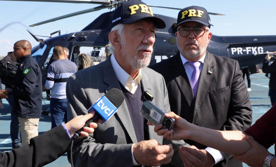 Em parceria com Estado, helicóptero da PRF vai ampliar resgates em Curitiba e RMC