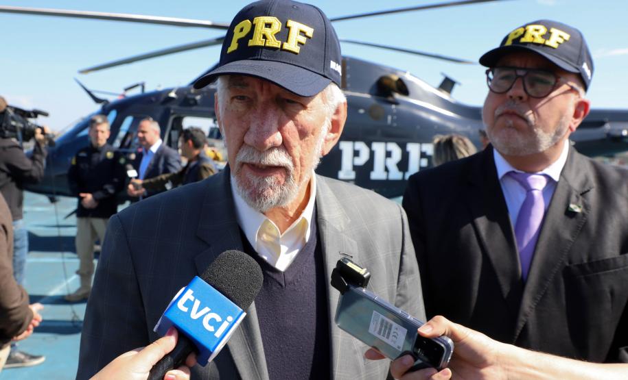 Em parceria com Estado, helicóptero da PRF vai ampliar resgates em Curitiba e RMC