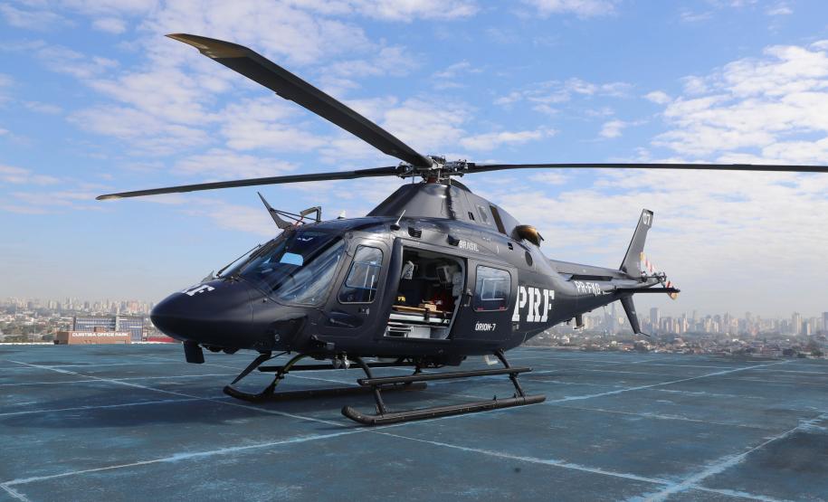 Em parceria com Estado, helicóptero da PRF vai ampliar resgates em Curitiba e RMC
