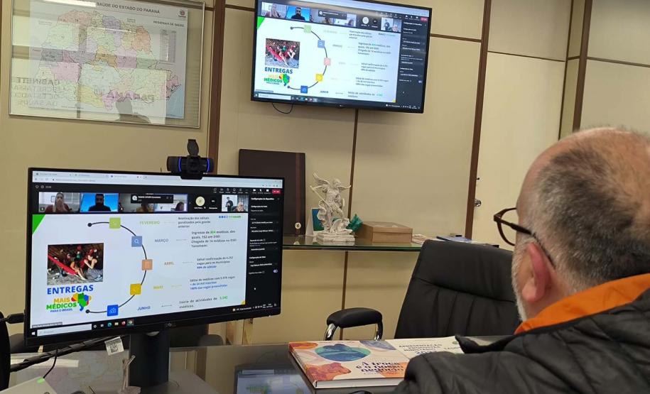 Paraná participa de reunião do Ministério da Saúde e municípios sobre o programa Mais Médicos
