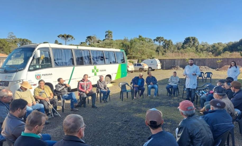 Com apoio de Estado, município de Turvo promove ações sobre a saúde do homem