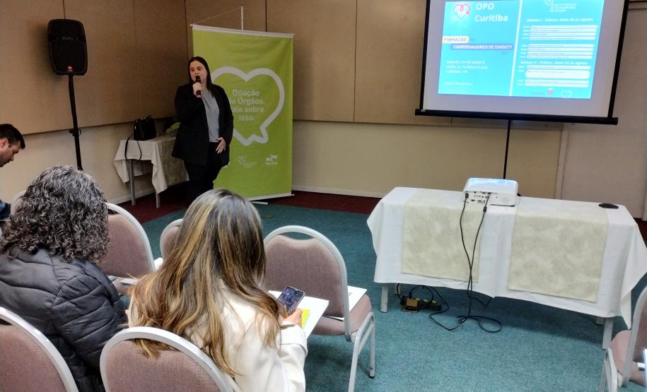 Saúde capacita profissionais sobre doação de órgãos e tecidos para transplante