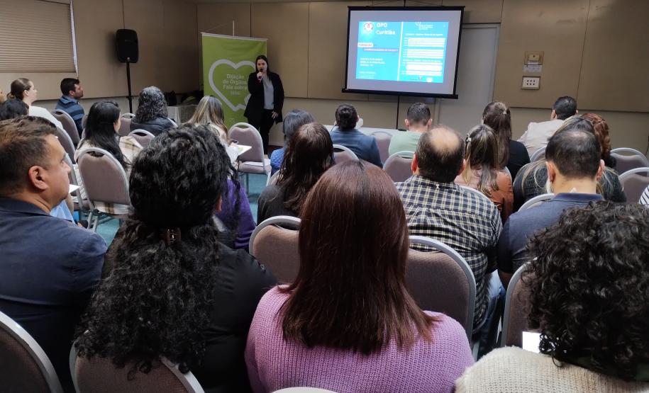 Saúde capacita profissionais sobre doação de órgãos e tecidos para transplante