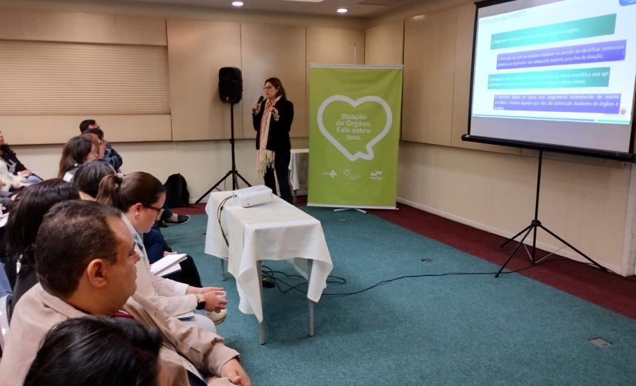 Saúde capacita profissionais sobre doação de órgãos e tecidos para transplante