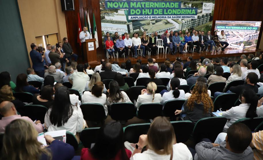 Estado libera R$ 3,79 milhões para implementação da maternidade do HU de Londrina
