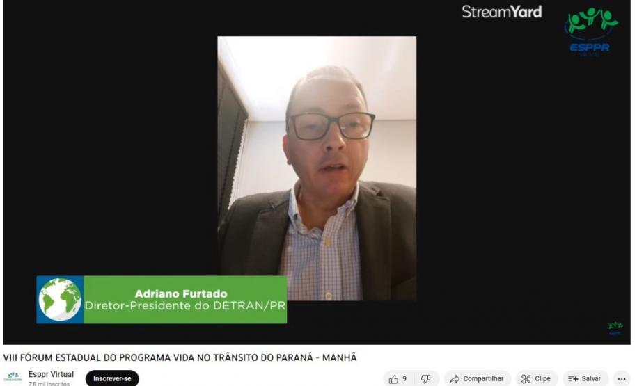 Estado promove fórum para debater desenvolvimento do Programa Vida no Trânsito