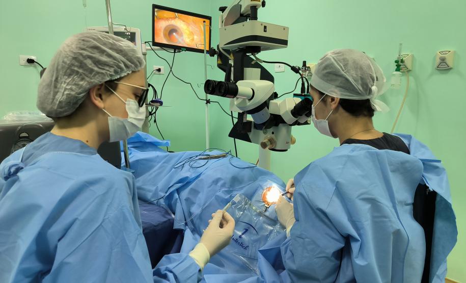 Comboio da Saúde atende 58 pessoas com cirurgias de catarata em Londrina