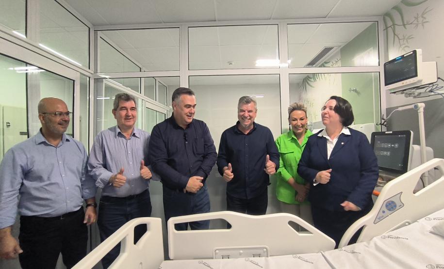 Com apoio do Estado, Hospital da Providência de Apucarana inaugura nova ala de UTI
