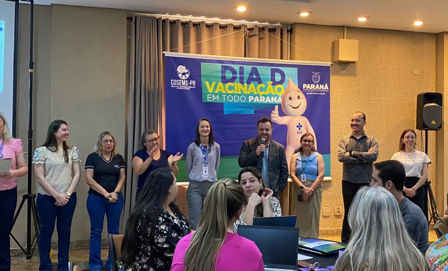 Saúde realiza 3ª etapa da oficina que busca ampliar a cobertura vacinal no Paraná