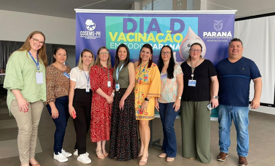 Saúde realiza 3ª etapa da oficina que busca ampliar a cobertura vacinal no Paraná