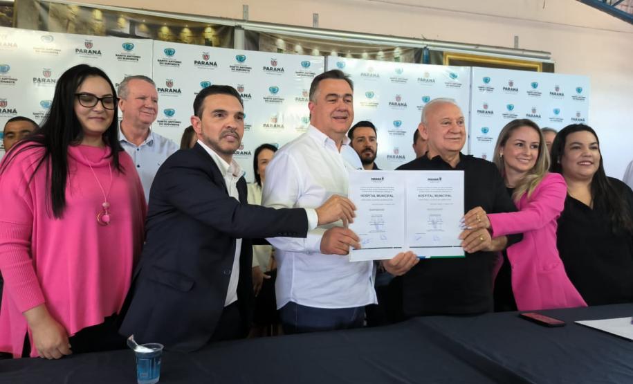 Estado anuncia construção do hospital municipal de Santo Antônio do Sudoeste