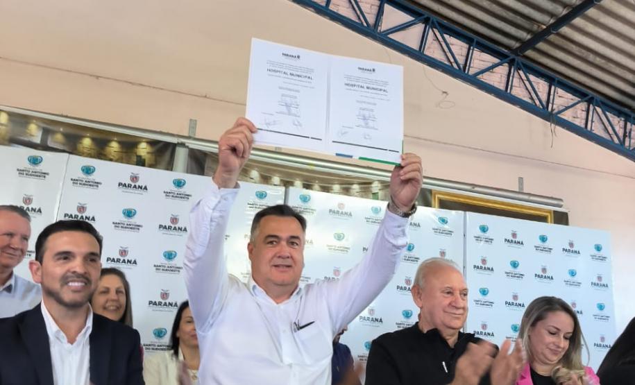 Estado anuncia construção do hospital municipal de Santo Antônio do Sudoeste