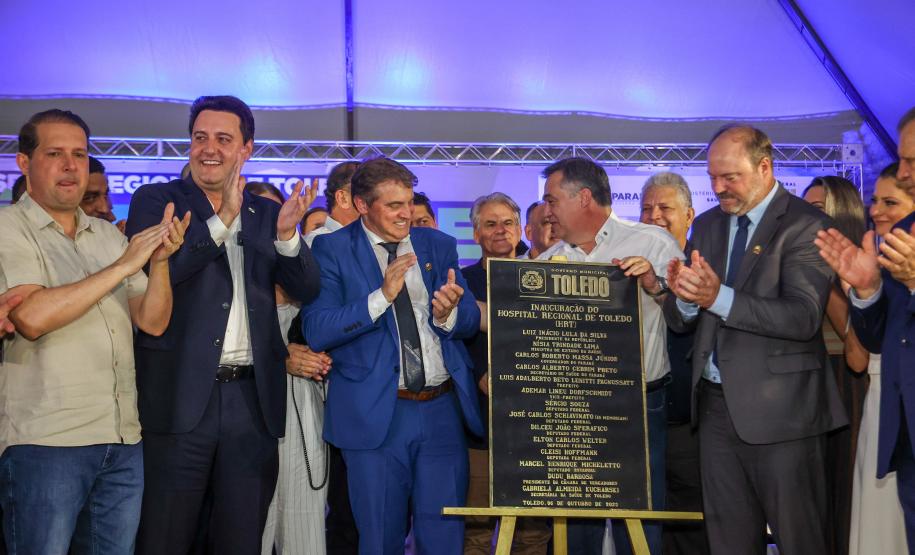 Governador inaugura Hospital Regional de Toledo, nova referência para a região Oeste
