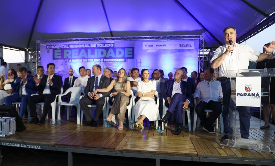 Governador inaugura Hospital Regional de Toledo, nova referência para a região Oeste