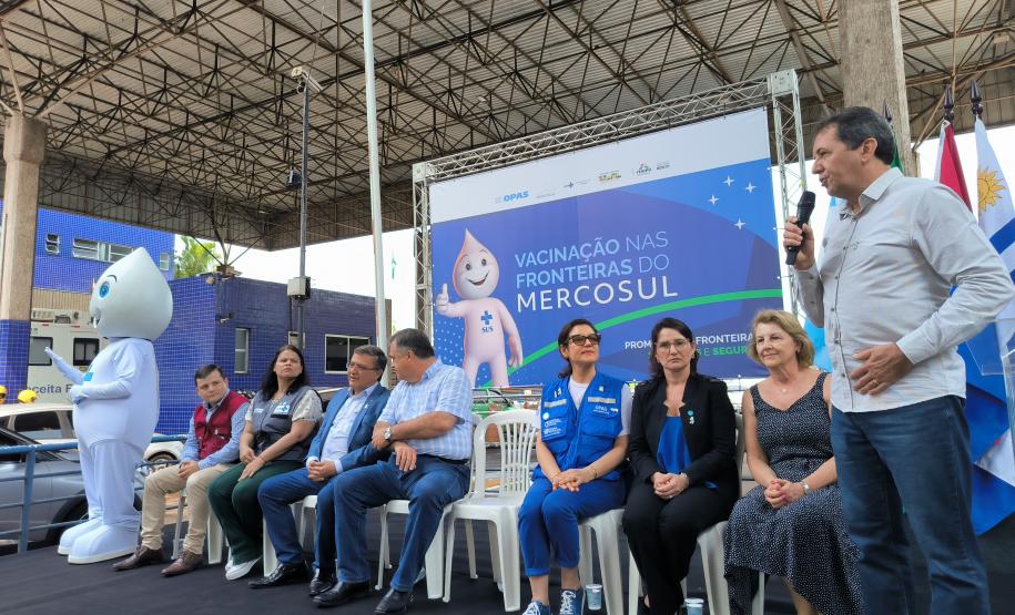 Projeto ''Fronteiras Saudáveis e Seguras do Mercosul'' promove ação de vacinação na Tríplice Fronteira de Foz do Iguaçu