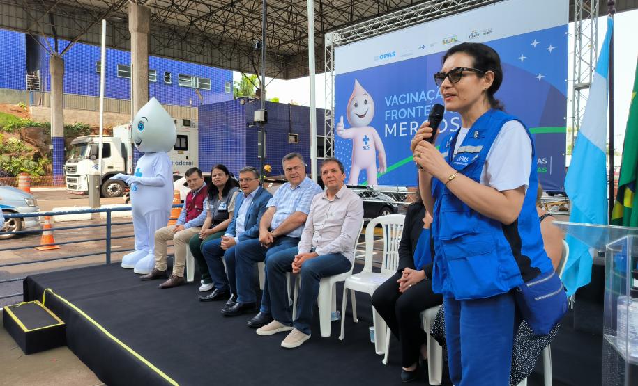 Projeto ''Fronteiras Saudáveis e Seguras do Mercosul'' promove ação de vacinação na Tríplice Fronteira de Foz do Iguaçu
