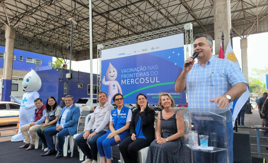 Projeto ''Fronteiras Saudáveis e Seguras do Mercosul'' promove ação de vacinação na Tríplice Fronteira de Foz do Iguaçu