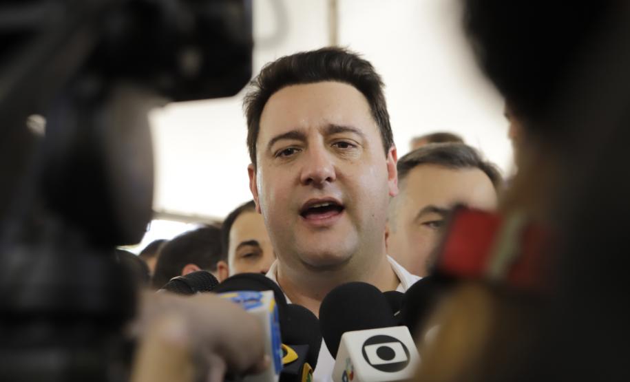 O governador Carlos Massa Ratinho Junior assinou convênio para a conclusão das obras do Hospital de Cianorte