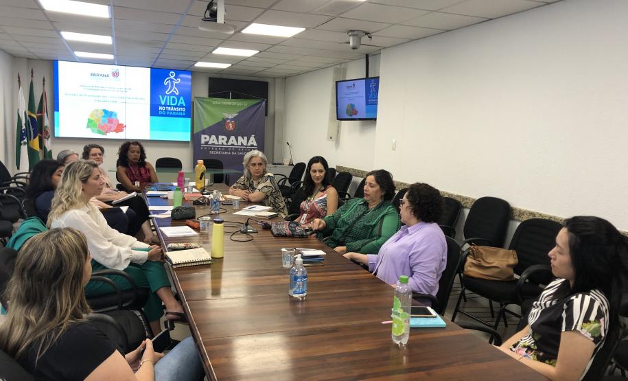 Representantes do MS reconhecem experiências exitosas do Programa Vida no Trânsito no Paraná