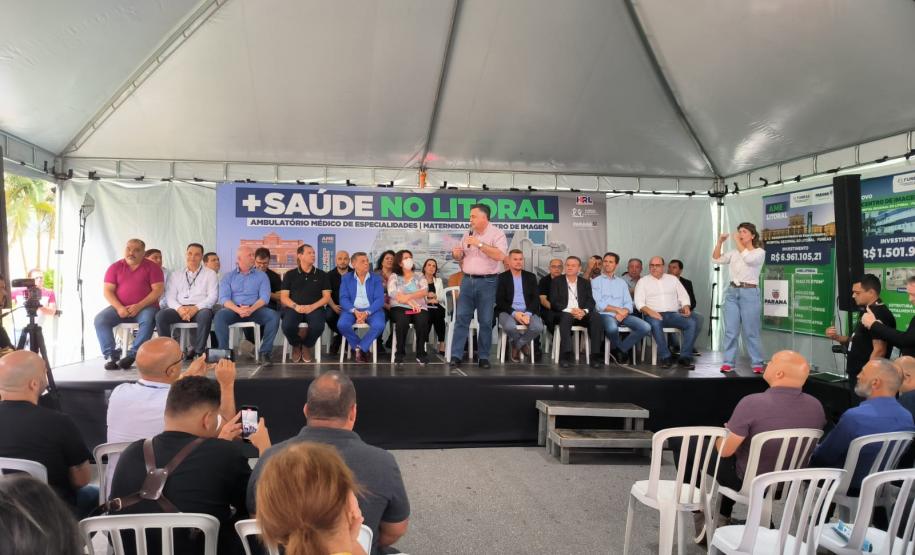 Estado destina R$ 15 milhões para reforçar o atendimento à saúde em Paranaguá e região