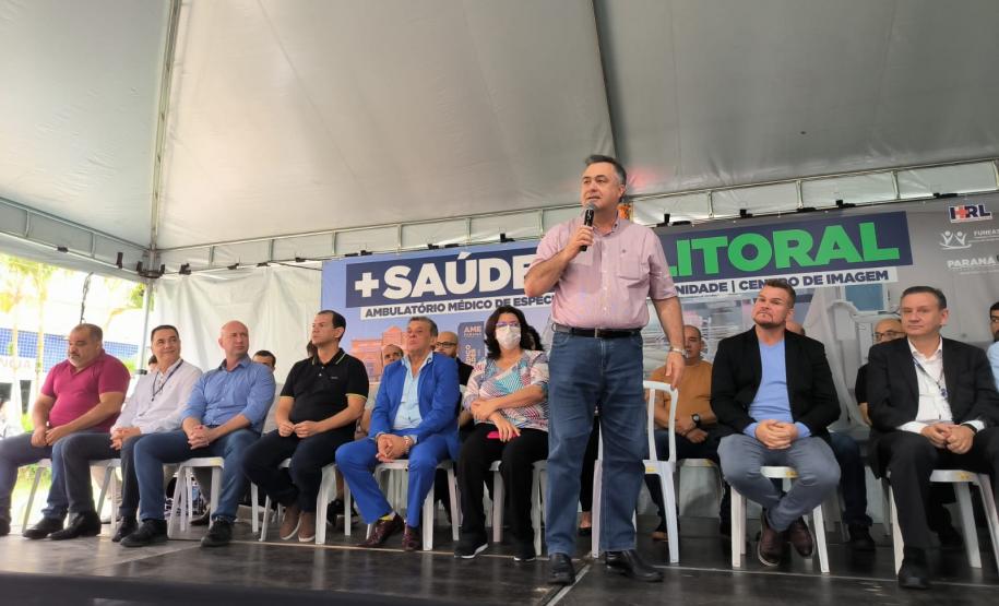 Estado destina R$ 15 milhões para reforçar o atendimento à saúde em Paranaguá e região