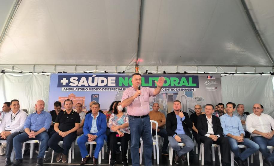 Estado destina R$ 15 milhões para reforçar o atendimento à saúde em Paranaguá e região