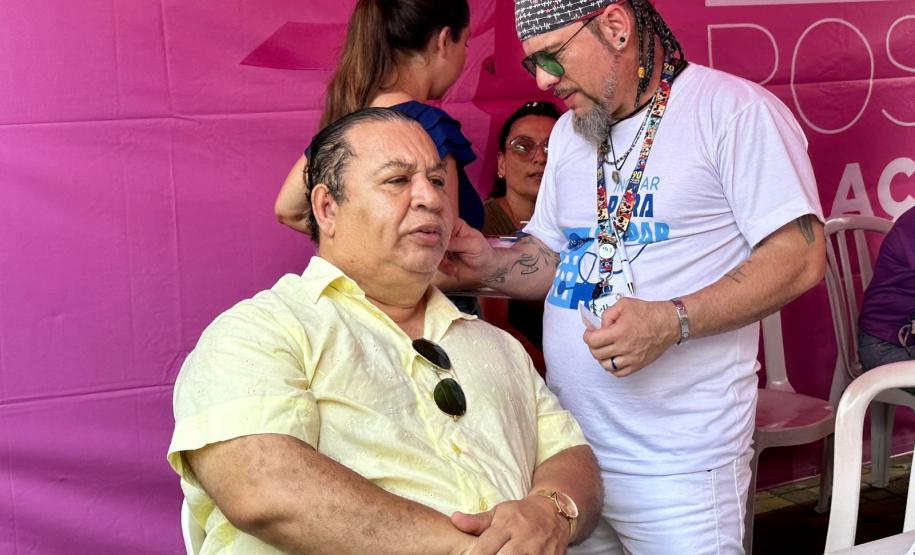 Sesa realiza ações em alusão ao Novembro Azul no calçadão de Londrina