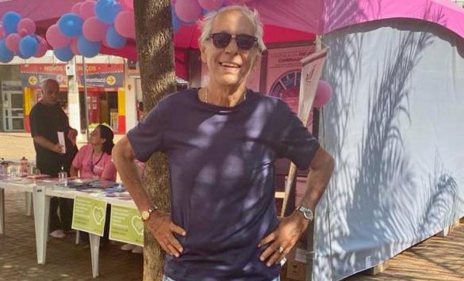 Sesa realiza ações em alusão ao Novembro Azul no calçadão de Londrina