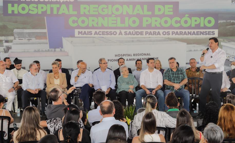 Após investimento de R$ 16,4 milhões, governador inaugura Hospital de Cornélio Procópio
