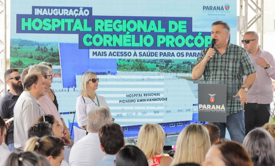 Após investimento de R$ 16,4 milhões, governador inaugura Hospital de Cornélio Procópio