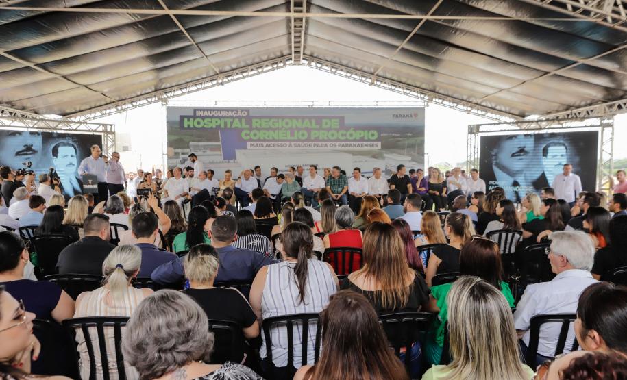 Após investimento de R$ 16,4 milhões, governador inaugura Hospital de Cornélio Procópio