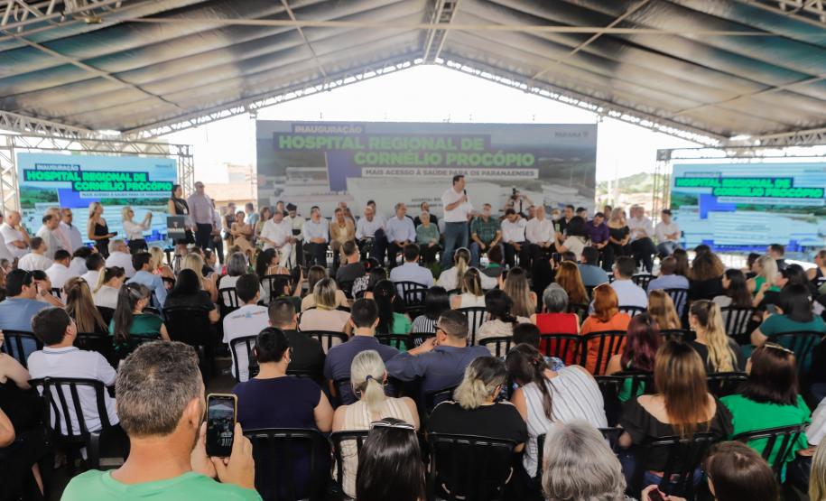 Após investimento de R$ 16,4 milhões, governador inaugura Hospital de Cornélio Procópio