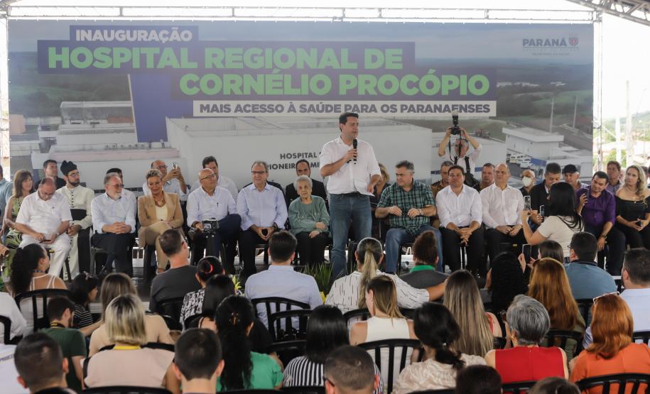Após investimento de R$ 16,4 milhões, governador inaugura Hospital de Cornélio Procópio