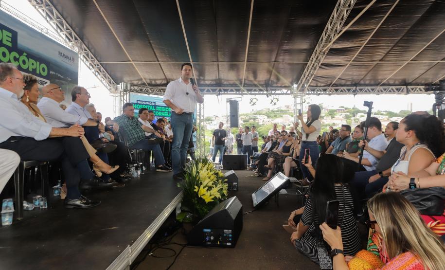Após investimento de R$ 16,4 milhões, governador inaugura Hospital de Cornélio Procópio