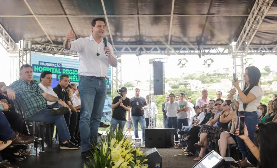 Após investimento de R$ 16,4 milhões, governador inaugura Hospital de Cornélio Procópio