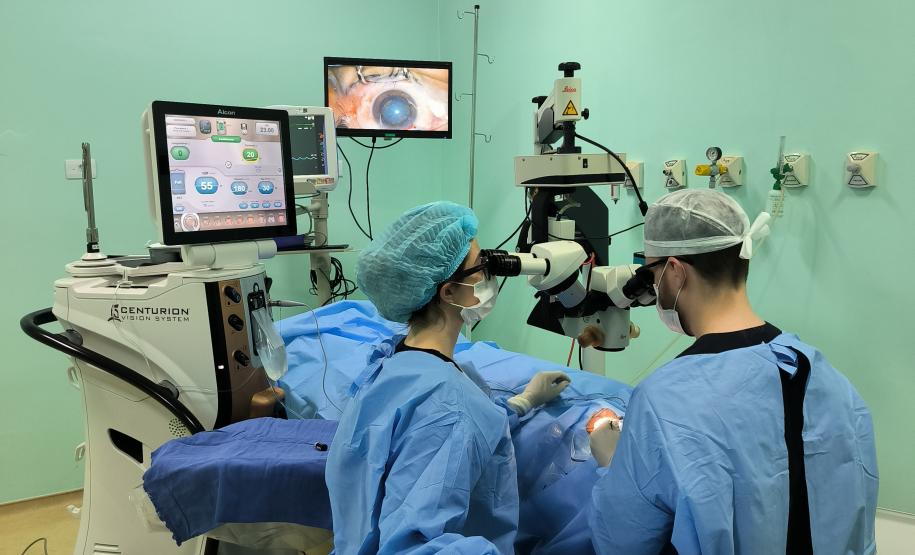Governo do Estado promove mutirão de cirurgias de catarata em Londrina