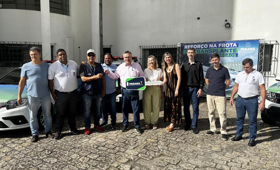 Saúde repassa veículos para reforçar serviço de transporte de órgãos no Interior