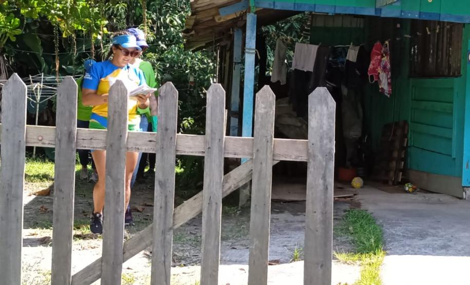 Ação de enfrentamento à dengue realizada em Antonina - Verão Maior