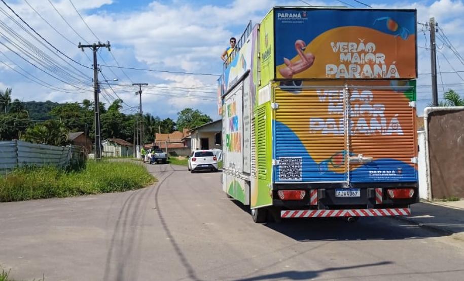 Ação de enfrentamento à dengue realizada em Antonina - Verão Maior