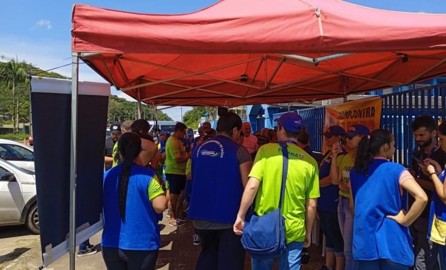 Ação de enfrentamento à dengue realizada em Antonina - Verão Maior