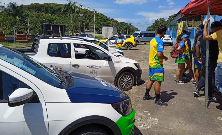 Ação de enfrentamento à dengue realizada em Antonina - Verão Maior