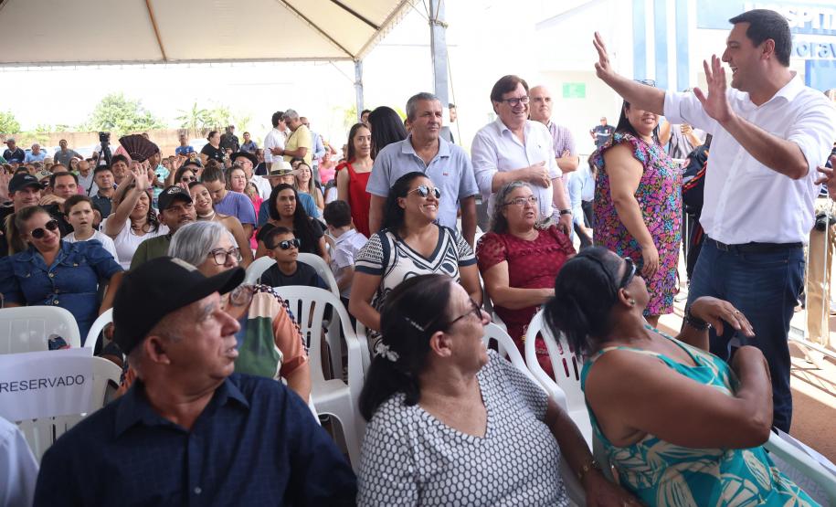 Governador inaugura Hospital de Cafelândia, que terá investimento mensal do Estado